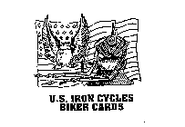 U.S. IRON CYCLES BIKER CARDS