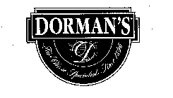 DORMAN'S FINE CHEESE SPECIALISTS SINCE 1896