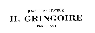 JOAILLIER CREATEUR H. GRINGOIRE PARIS 1880