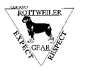 GERMANY ROTTWEILER GEAR EXPECT RESPECT