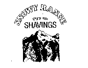 SNOWY RANGE WHITE PINE SHAVINGS