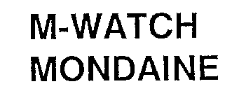 M-WATCH MONDAINE