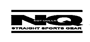 NQ NOT QUEER STRAIGHT SPORTS GEAR