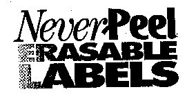 NEVERPEEL ERASABLE LABELS