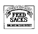 AUTHENTIC DRY GOODS FEED SACKS MILLED IN THE U.S.A.