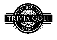 TRIVIA GOLF THE BOARD GAME