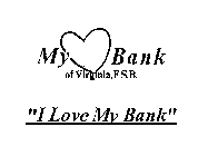 MY BANK OF VIRGINIA, F.S.B. 