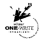 WILMER ONE-WRITE ORGANIZER PERFECTLY SIMPLE, YET SIMPLY PERFECT