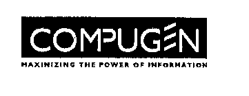 COMPUGEN MAXIMIZING THE POWER OF INFORMATION