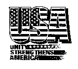 USA UNITY STRENGTHENS AMERICA