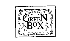 MADE IN U.S.A. GREEN BOX