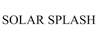 SOLAR SPLASH