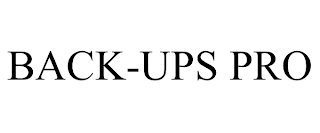 BACK-UPS PRO