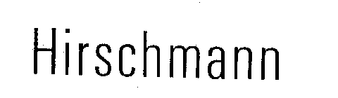 HIRSCHMANN