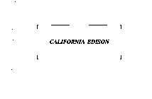 CALIFORNIA EDISON