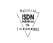 NATIONAL ISDN SOLUTIONS '94 LIVE LEARN WORK