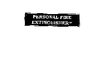 PERSONAL FIRE EXTINGUISHER
