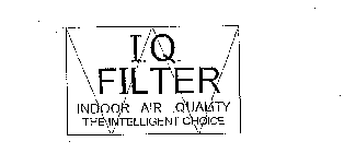 I.Q. FILTER INDOOR AIR QUALITY THE INTELLIGENT CHOICE