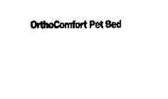 ORTHOCOMFORT PET BED