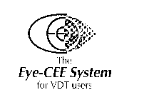 THE EYE-CEE SYSTEM FOR VDT USERS
