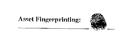 ASSET FINGERPRINTING