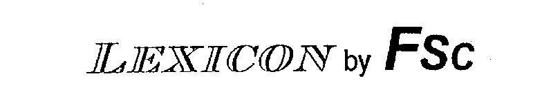 LEXICON BY FSC