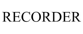 RECORDER