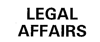 LEGAL AFFAIRS