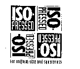 ISO-PRESSED FOR UNIFORM SIZE AND SQUARENESS