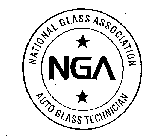 NGA NATIONAL GLASS ASSOCIATION AUTO GLASS TECHNICIAN