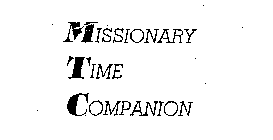 MISSIONARY TIME COMPANION