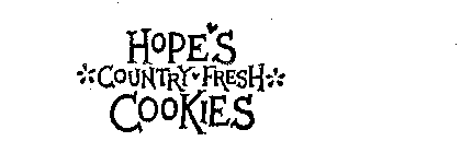 HOPE'S COUNTRY FRESH COOKIES