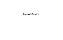 KNOW-IT-ALL