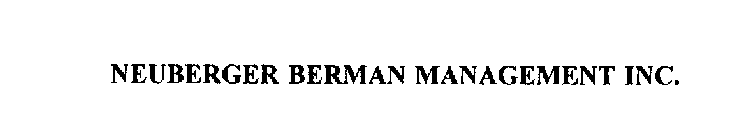 NEUBERGER BERMAN MANAGEMENT INC.