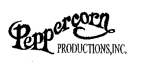 PEPPERCORN PRODUCTIONS, INC.