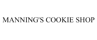 MANNING'S COOKIE SHOP