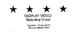 DISPLAY VIDEO MARKETING GROUP 