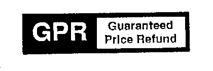 GPR GUARANTEED PRICE REFUND