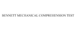 BENNETT MECHANICAL COMPREHENSION TEST