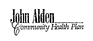 JOHN ALDEN COMMUNITY HEALTH PLAN