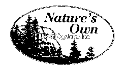 NATURE'S OWN WATER SYSTEMS, INC.