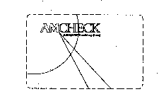 AMCHECK AMCORE BANKING CARD