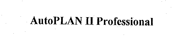 AUTOPLAN II PROFESSIONAL