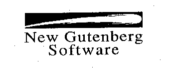 NEW GUTENBERG SOFTWARE