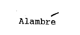 ALAMBRE
