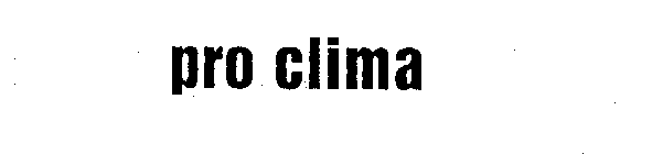 PRO CLIMA