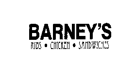BARNEY'S RIBS - CHICKEN SANDWICHES