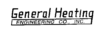 GENERAL HEATING ENGINEERING CO., INC.