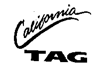 CALIFORNIA TAG