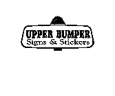 UPPER BUMPER SIGNS & STICKERS